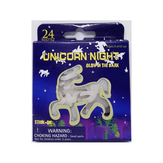Glow in The Dark Muursticker Eenhoorn Assortiment