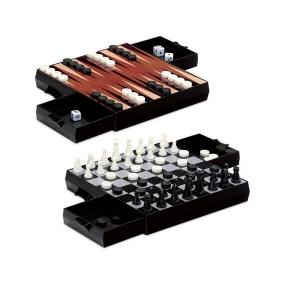 Spel Cayro Magnetisch Schaken, Dammen En Backgammon