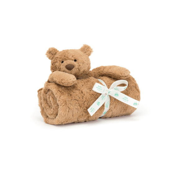Jellycat Knuffeldoekje Bartholomew Bear Blankie Brown