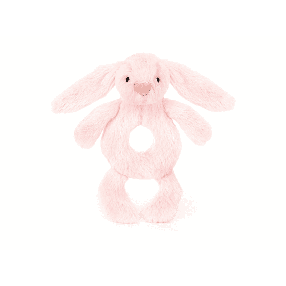 Jellycat Rammelaar Bashful Bunny Ring Rattle Pink