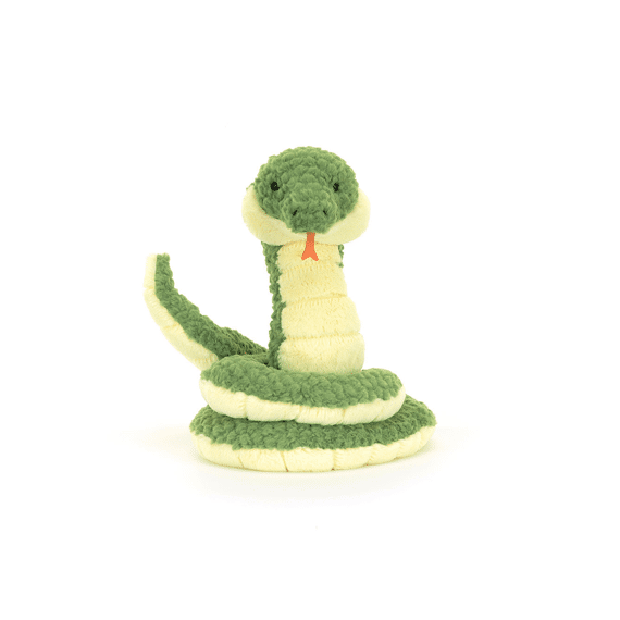 Jellycat Knuffel Cizi Snake Green 27x22cm