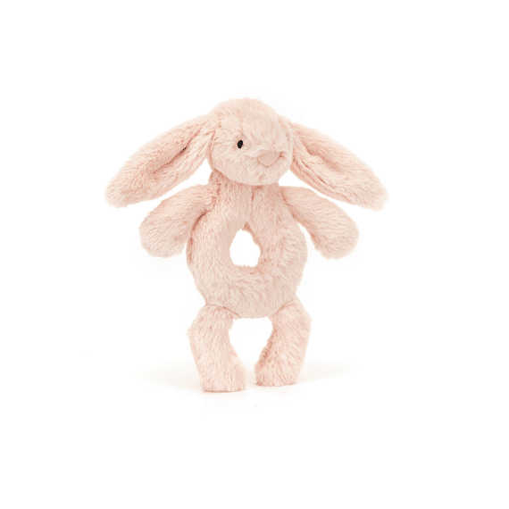 Jellycat Knuffel Bashful Bunny Ring Rattle Blush