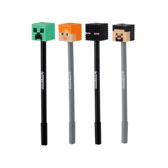 Minecraft Fijnschrift Pen Gezicht Assortiment