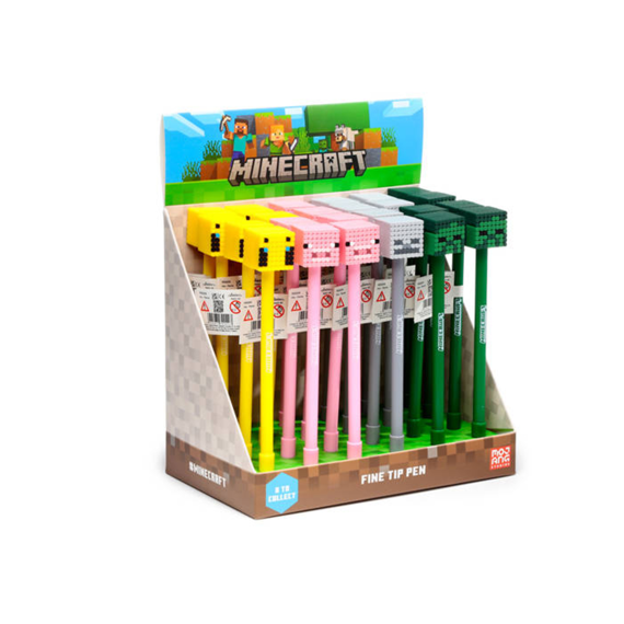 Minecraft Fijnschrift Pen Assortiment
