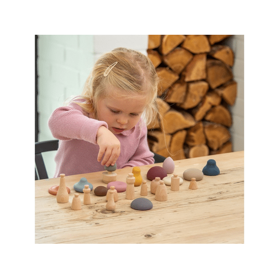 Tickit Paddestoelen Set Silisoft Aardekleuren 12stuks