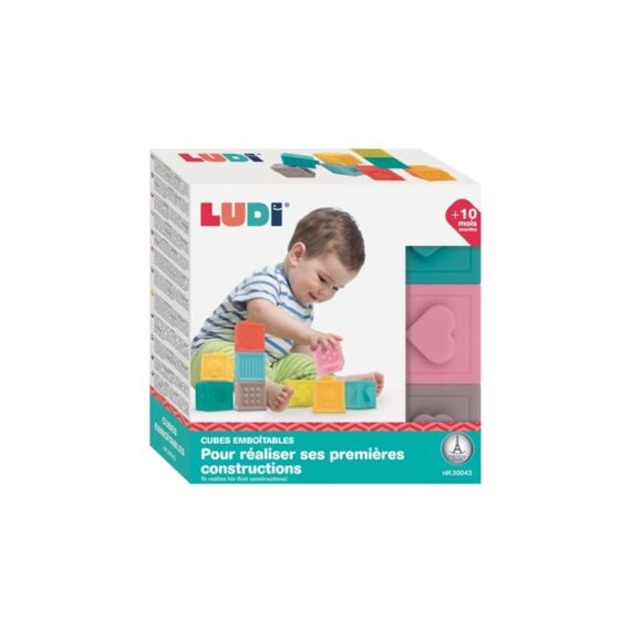 Ludi 30043 In elkaar passende kubussen