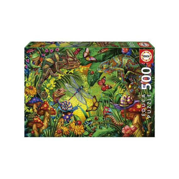 Educa Puzzel Kleurrijk bos 500st