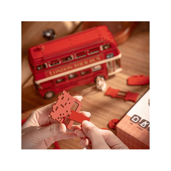 Robotime Rolife Miniatuur Bouwpakket London Tour Bus