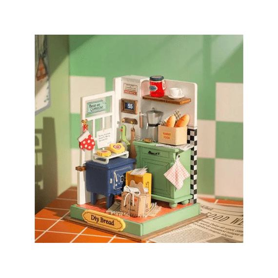 Robotime Rolife Miniatuur Bouwpakket Afternoon Baking Time