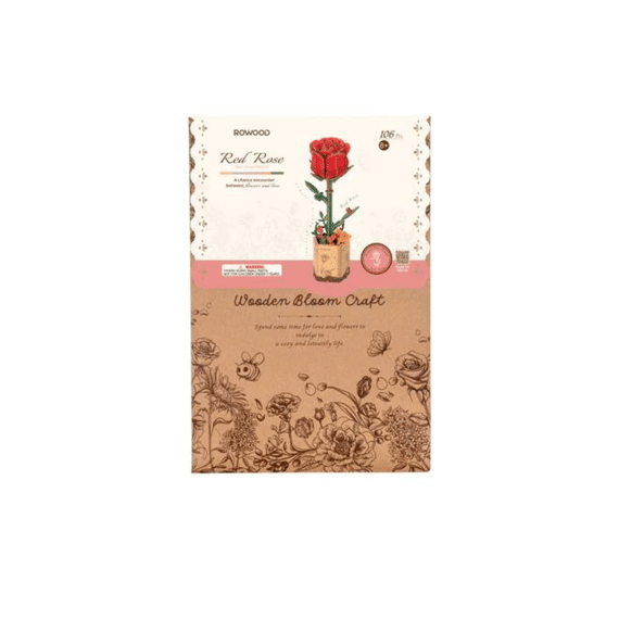 Robotime Rolife Miniatuur Bouwpakket Red Rose
