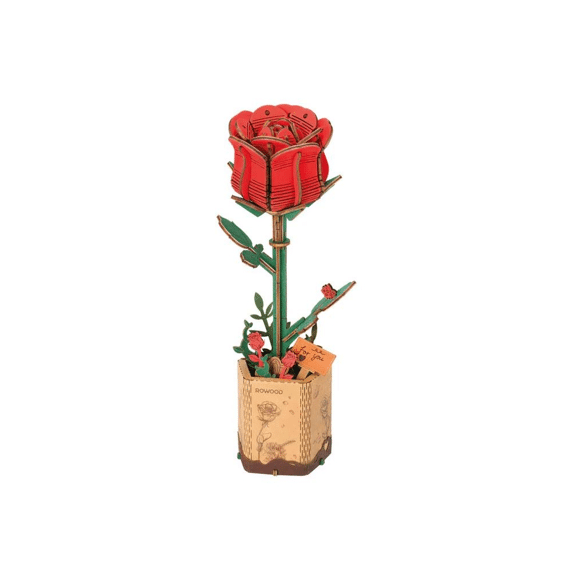 Robotime Rolife Miniatuur Bouwpakket Red Rose