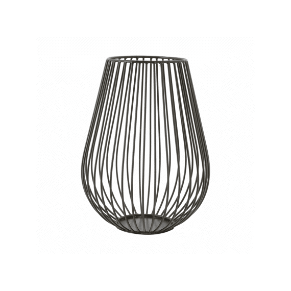 Point-Virgule Wire Kaarshouder Zwart 17x22,5cm