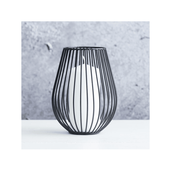 Point-Virgule Wire Kaarshouder Zwart 14x18cm