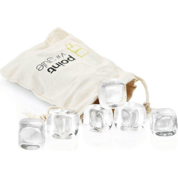 Point-Virgule Ijsstenen Crystal 6stuks
