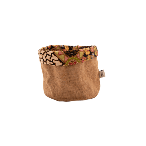Point-Virgule Broodmand Jute en Katoen 16x16cm