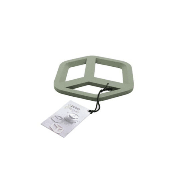 Point-Virgule Pannenonderzetter Kubus Groen 16,2x15,6cm
