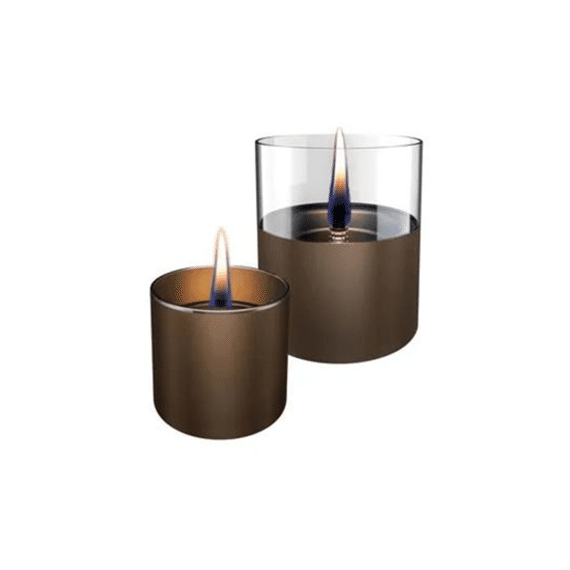 Tenderflame Lily 8u en 10u Kaars Chocoladebruin