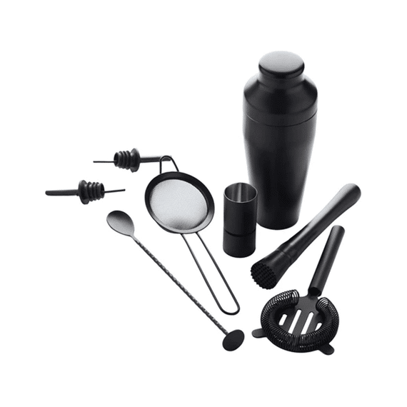 Point-Virgule Cocktailset 8-delig Zwart