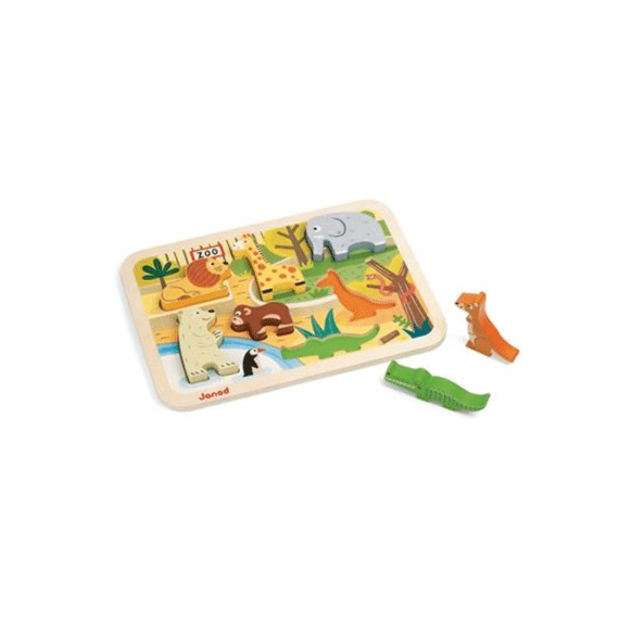 Janod 7022 Inlegpuzzel Zoodieren