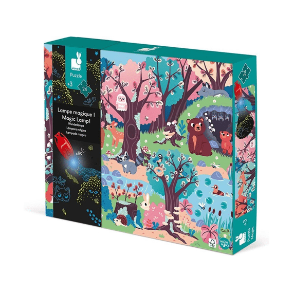 Janod 02653 Puzzel 24st Bosdieren