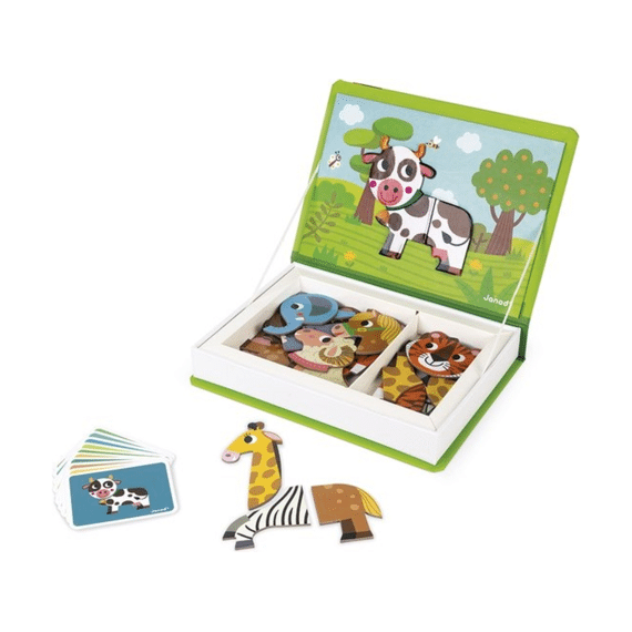 Janod 2723 Magnetisch Boek Dieren