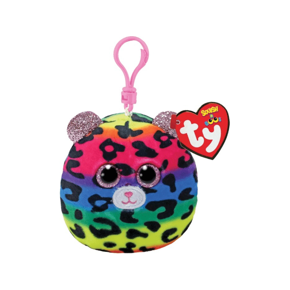 Ty Squish a Boos Clip Luipaard Dotty