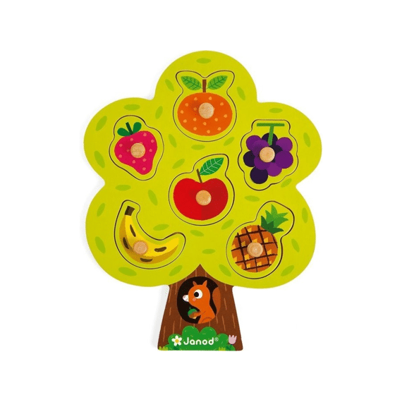 Janod 7061 Noppenpuzzel Fruitboom