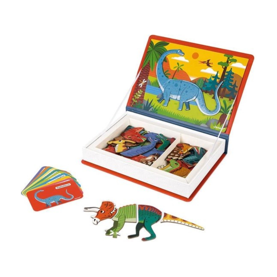 Janod Magneetboek Dinosaurussen