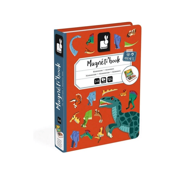Janod Magneetboek Dinosaurussen