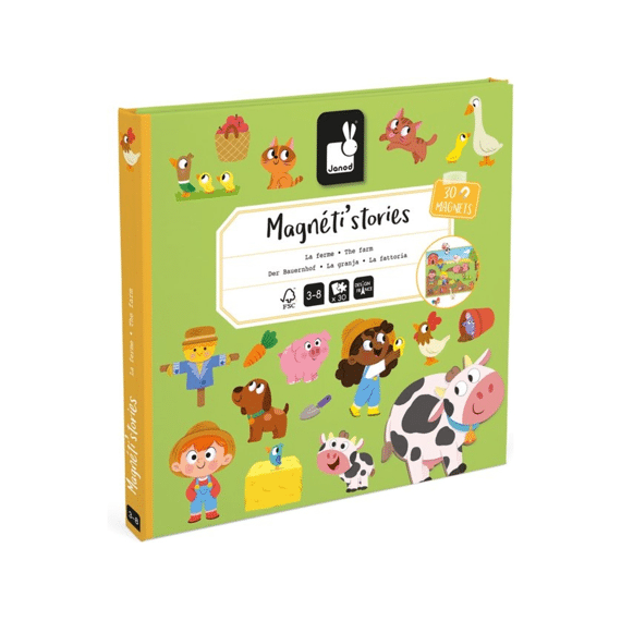Janod Magnetisch verhalenboek Boerderij
