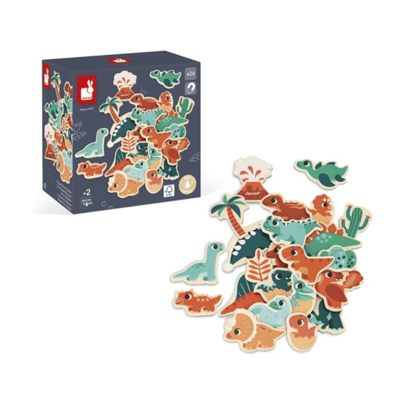 Janod 5839 Magneetset Dino 24st