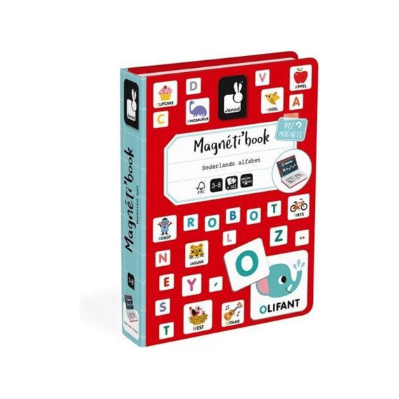 Janod 2591 Magnetisch Boek Het alfabet