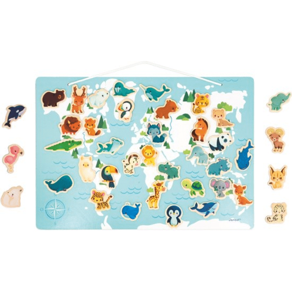 Janod 5468 Puzzel Minikids Magnetisch 92st