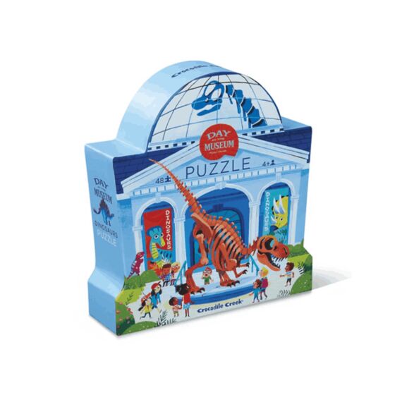 Crocodile Creek Puzzel 48st Dag In Het Dinomuseum