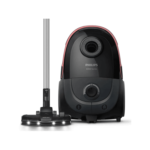 Philips 6000 Series Xd6142/12 Stofzuiger Met Zak Zwart