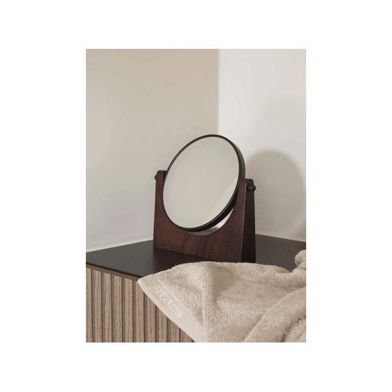 Aquanova Ebony Double Sided Make Up Mirror Pecan