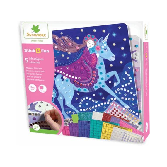 Sycomore Stick & Fun Mozaïek Eenhoorns