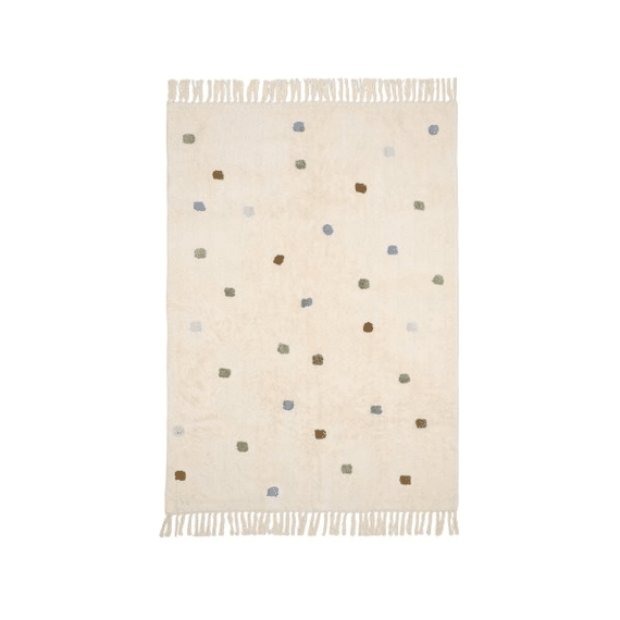 Little Dutch Tapijt Dots Blue 120x170cm