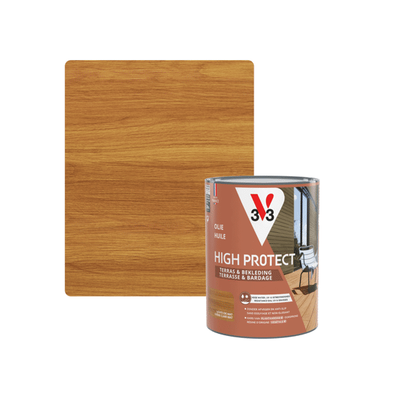 V33 Olie Terras Gevel High Protect Mat Lichte Eik 0.75l