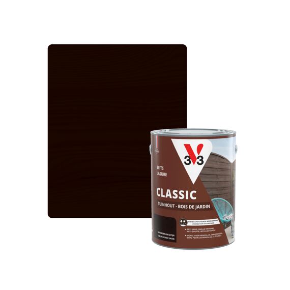 V33 Beits Tuinhout Classic Mat Schorsbruin 5l