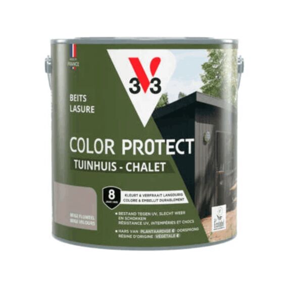 V33 Beits Tuinhuis Color Protect Fluweel Natuur Beige 2.5l
