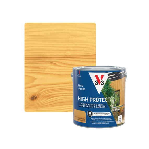 V33 Beits Deuren En Ramen High Protect Satijn Lichte Eik 2.5l