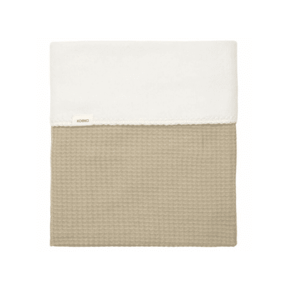 Koeka Wiegdeken Katoen/fleece Malaga Sage 75x100cm
