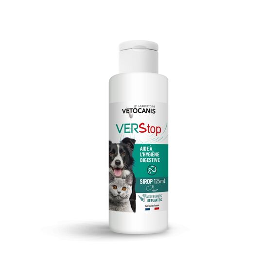 Bio000201 Wormstop Siroop Vr Hond & Kat 125 Ml Vetocanis