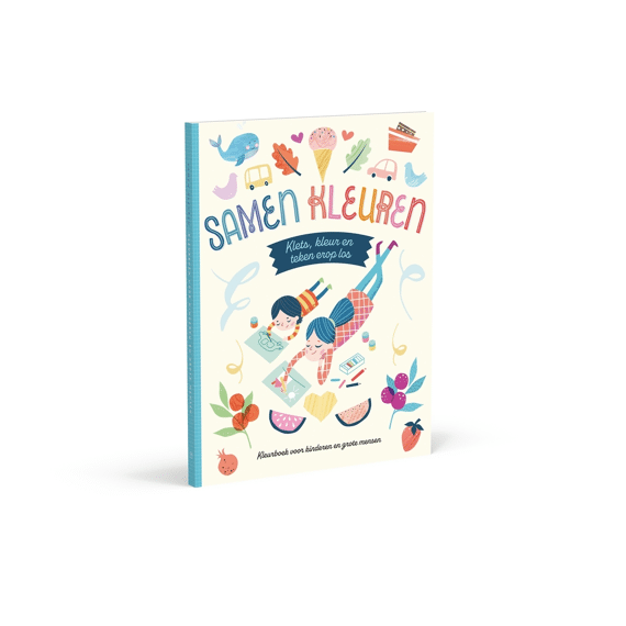 Samen Kleuren Klets, Kleur En Teken Erop Los