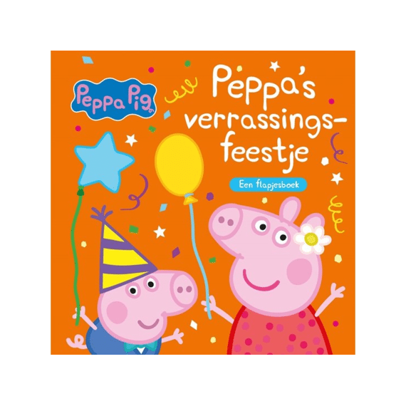 Peppa Pig Flapjesboek Peppa's Verrassingsfeestje