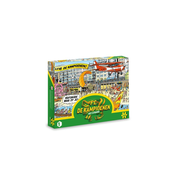 Puzzel Fc De Kampioenen Het Strand 1000st