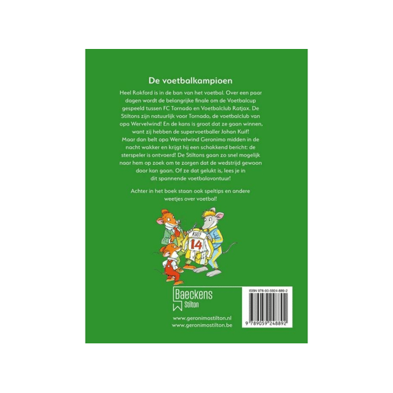 Geronimo Stilton 18 De Voetbalkampioen