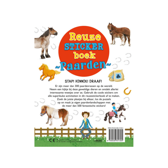 Reuzestickerboek Paarden