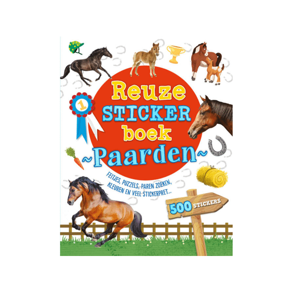 Reuzestickerboek Paarden